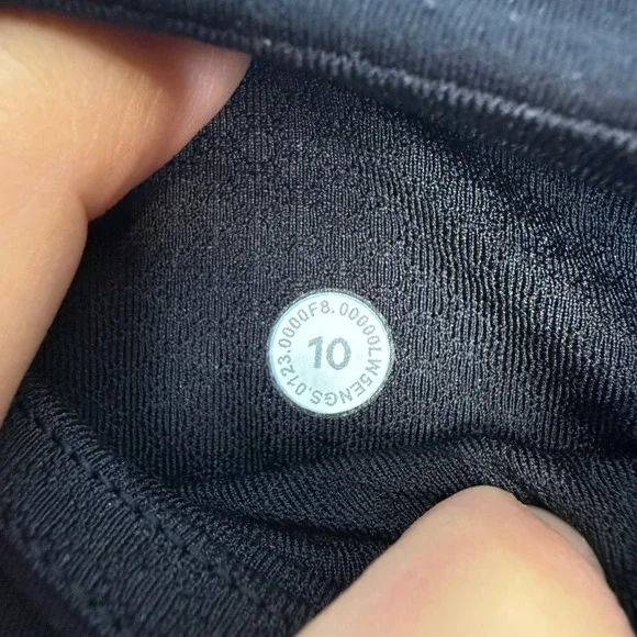 Lululemon Groove Super-High-Rise Split-Hem Flare Pant *Nulu Black size 10 - Picture 7 of 10